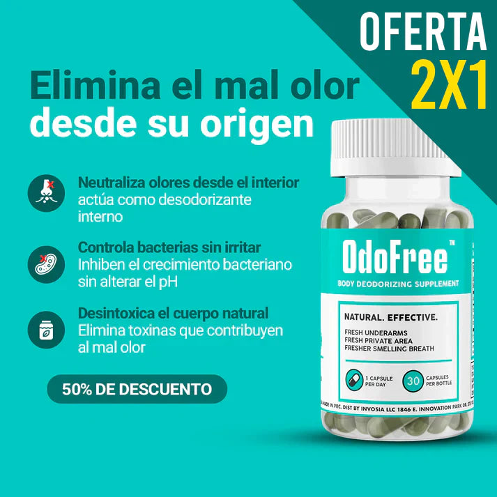 Deos - Cápsulas Naturales para el Olor Corporal [OFERTA 2X1]