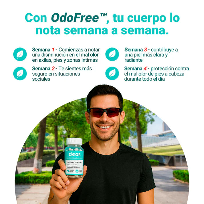 Deos - Cápsulas Naturales para el Olor Corporal [OFERTA 2X1]